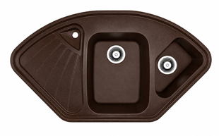 Кухонна мийка AXIS STONE CORE Mokko 30 фото