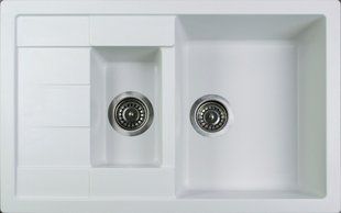 Кухонна мийка AXIS STONE PRIME PLUS Білий 100001402 фото