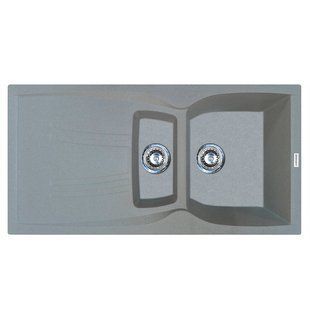 Кухонна мийка AXIS STONE ENCE PLUS Сірий 17 фото