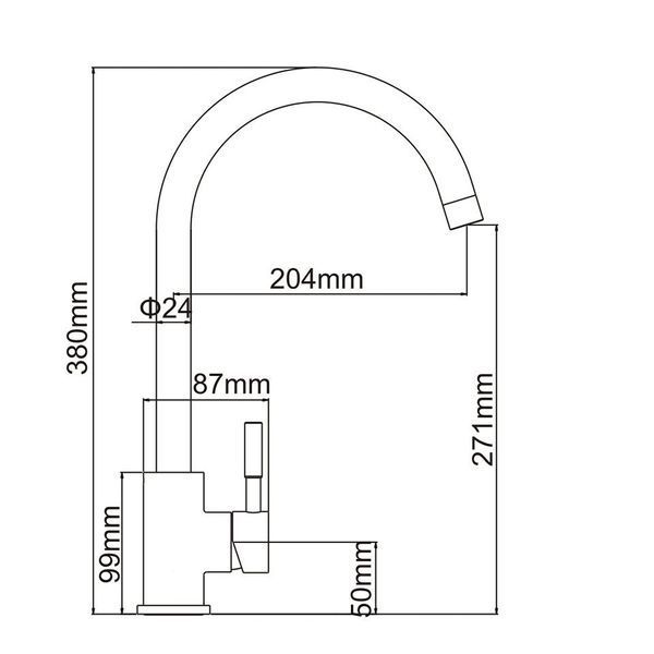 Змішувач AXIS STONE SA-01 Old stone 1 фото