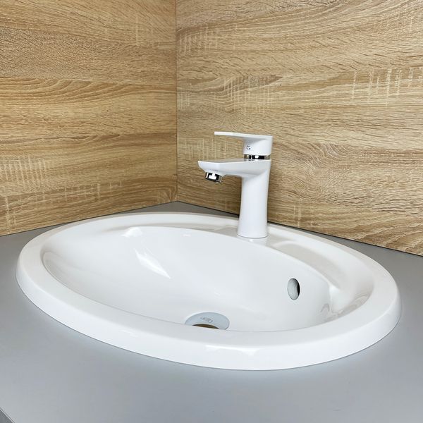 Умивальник AXIS STONE Arctic White 000000345 фото