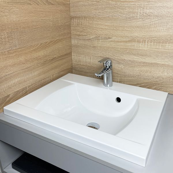 Умивальник AXIS STONE LYRA White 60 000000367 фото