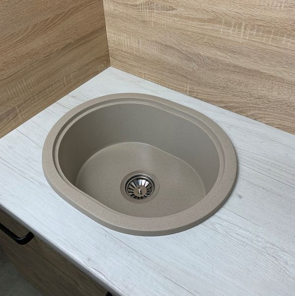 Кухонна мийка AXIS STONE RADIANT Сахара 54 фото