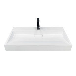 Умивальник AXIS STONE STEEL 100 White 4824296205001 фото