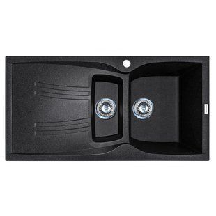 Кухонна мийка AXIS STONE ENCE PLUS Чорний 17 фото