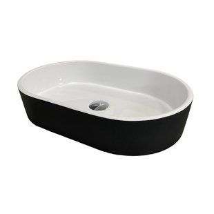 Умивальник AXIS STONE CALM New Black\White glossy 100003542 фото