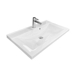 Умивальник AXIS STONE NOVA White 80 4824296206301 фото