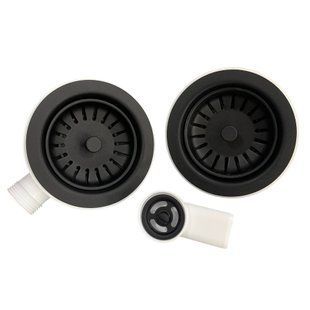 Сифон подвійний AXIS STONE FSA-02 Антрацит 00015 фото