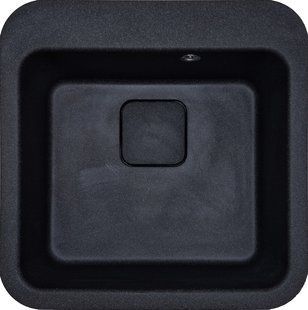Кухонна мийка AXIS STONE LIQUID Чорний металік 13 фото