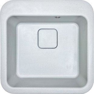 Кухонна мийка AXIS STONE LIQUID Білий 13 фото
