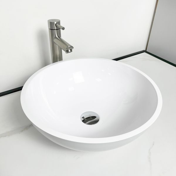 Умивальник AXIS STONE EDGE White 4824296200601 фото