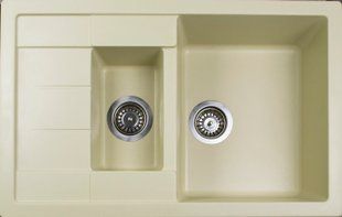 Кухонна мийка AXIS STONE PRIME PLUS Ivory 100001404 фото
